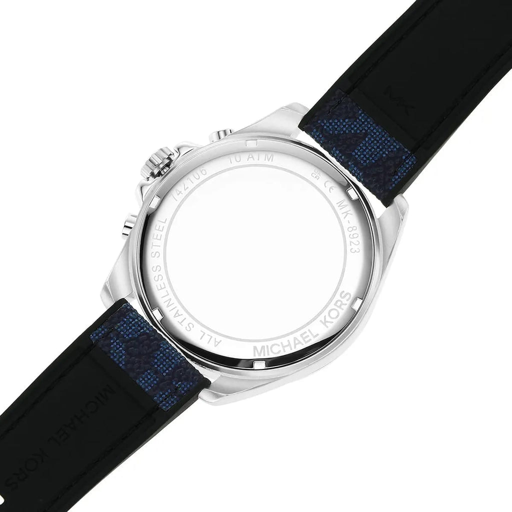 Michael Kors MK8923 Men’s Navy Blue Dial Blue Fabric Strap Chronograph Watch