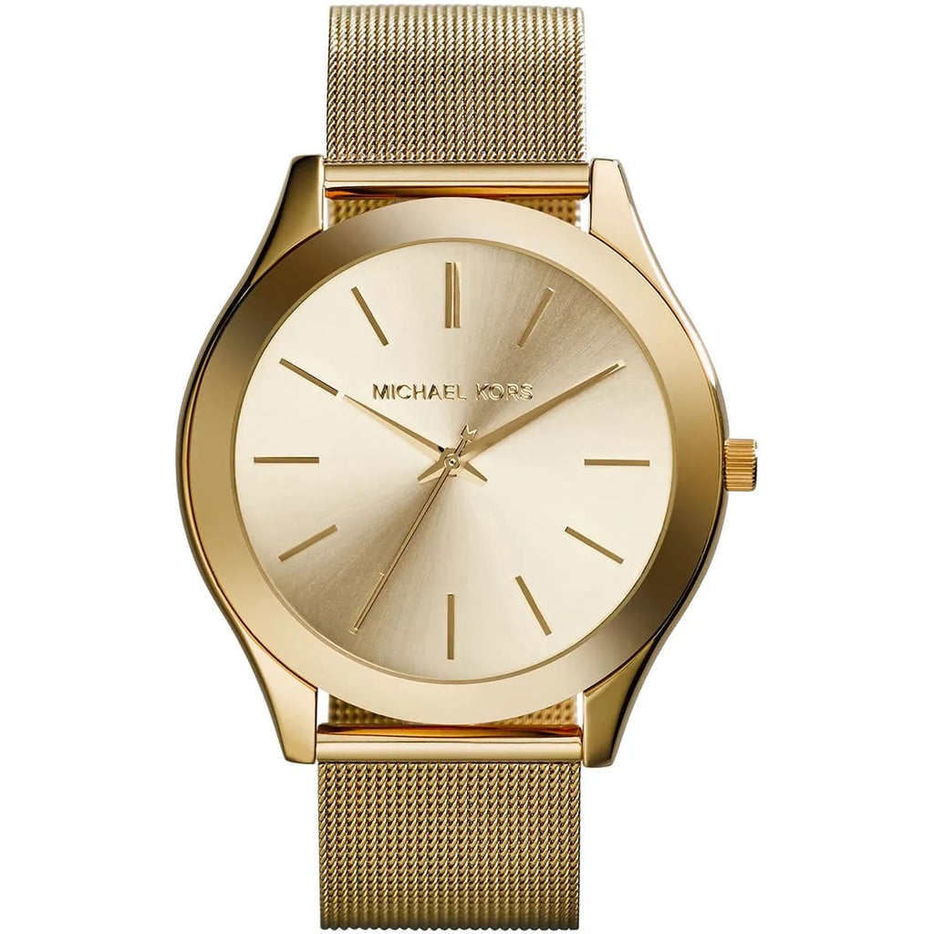 Michael Kors MK3282 Women’s Gold Dial Gold Mesh Stainless Steel Watch