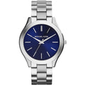 Michael Kors MK3379 Women’s Blue Dial Silver Stainless Steel Slim Watch