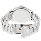 Michael Kors MK3379 Women’s Blue Dial Silver Stainless Steel Slim Watch