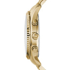 Michael Kors MK8281 Men’s Gold Dial Gold Stainless Steel Chronograph Watch