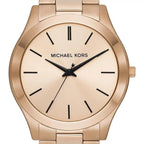 Michael Kors MK9122 Men’s Slim Runway Gold-Tone Stainless Steel Watch