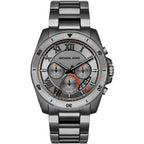 Michael Kors MK8465 Men’s Gray Dial Stainless Steel Brecken Chronograph Watch
