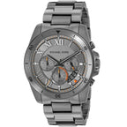 Michael Kors MK8465 Men’s Gray Dial Stainless Steel Brecken Chronograph Watch