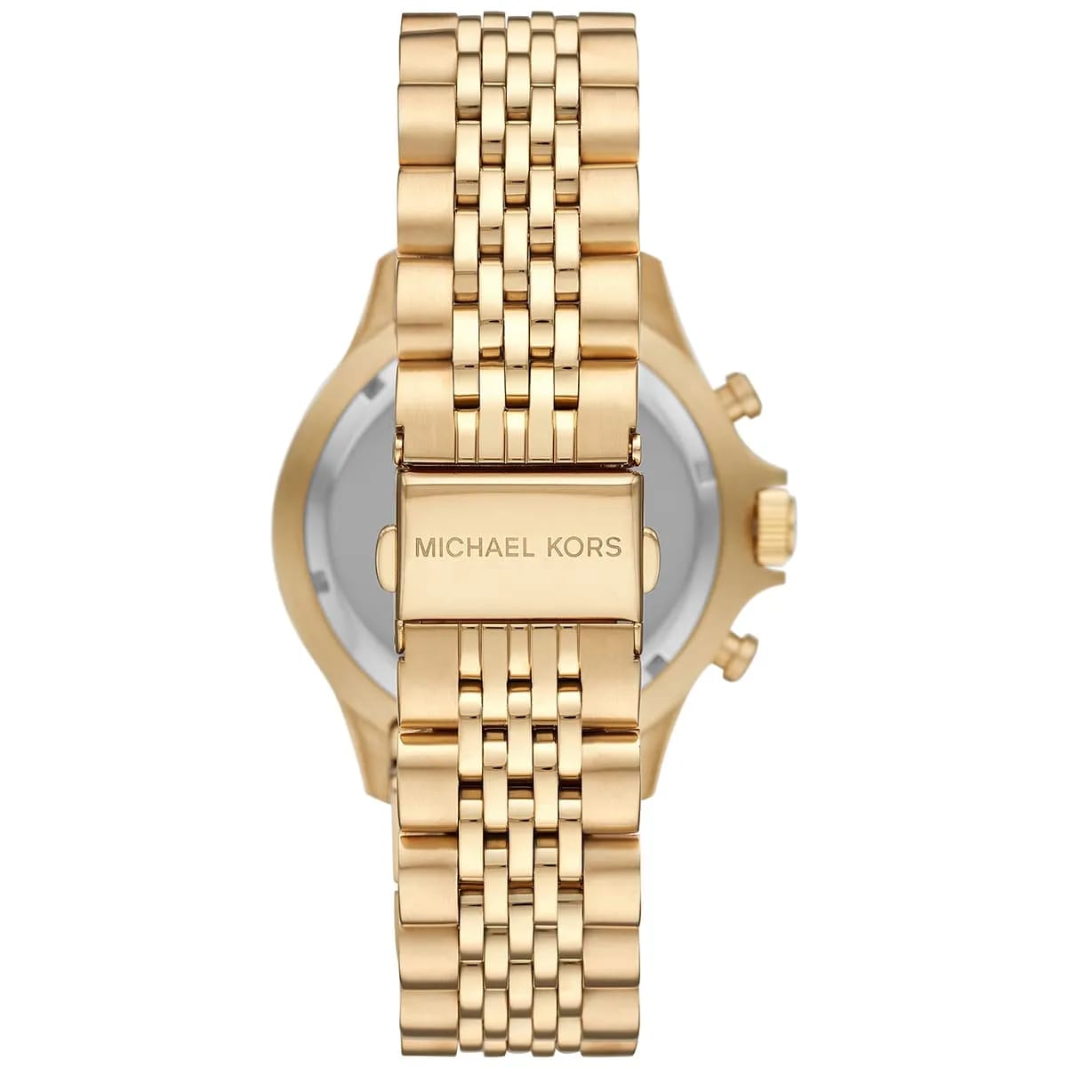Michael Kors MK8726 Men’s Black Dial Gold Stainless Steel Bayville Chronograph Watch