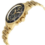Michael Kors MK8726 Men’s Black Dial Gold Stainless Steel Bayville Chronograph Watch
