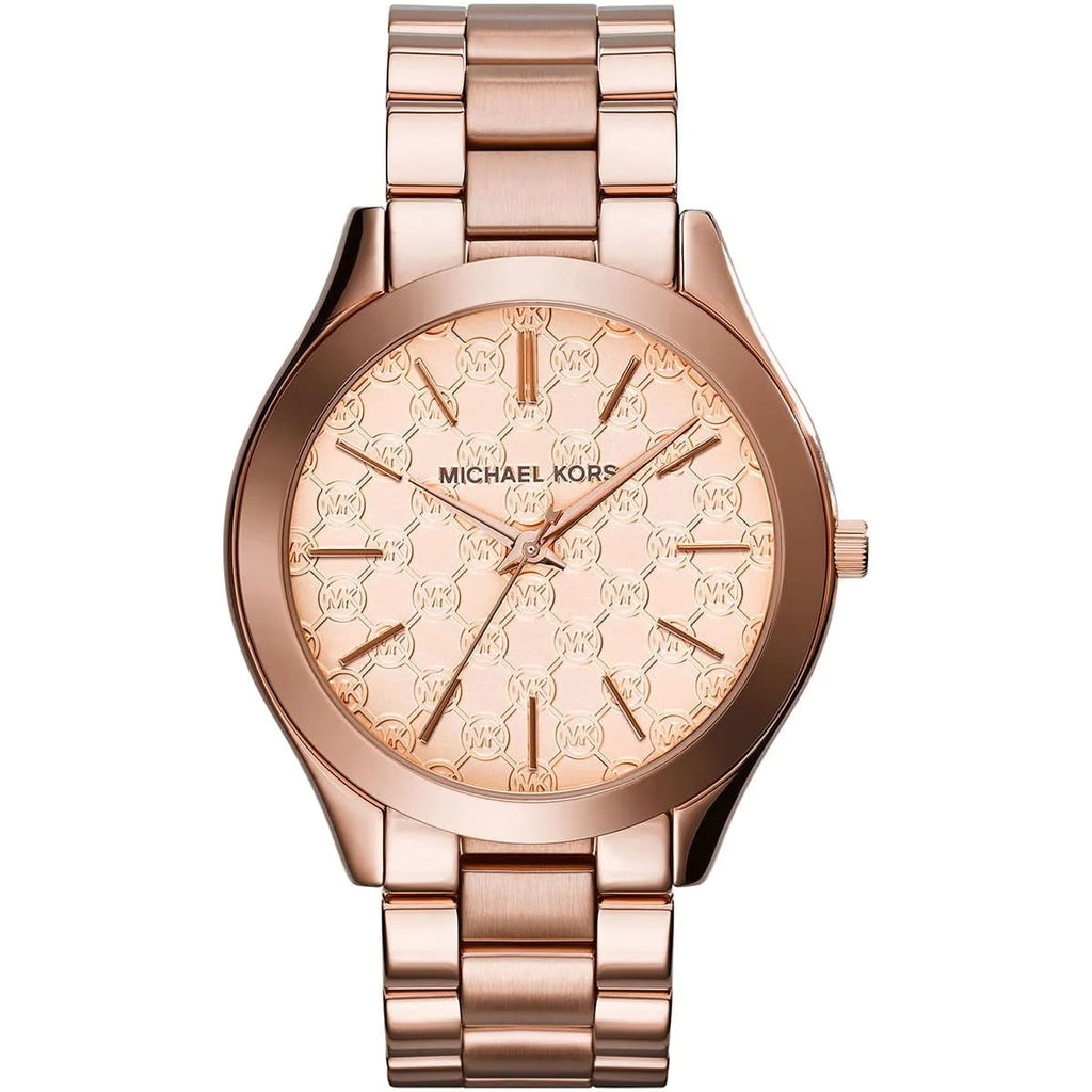 Michael Kors MK3336 Women’s Rose Gold Runway Slim Stainless Steel Watch