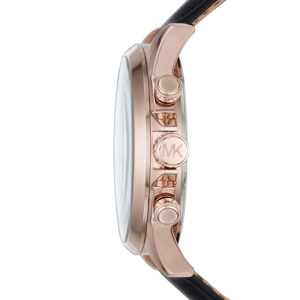 Michael Kors MK8535 Men’s Black Dial Rose Gold Stainless Steel Gage Chronograph Watch