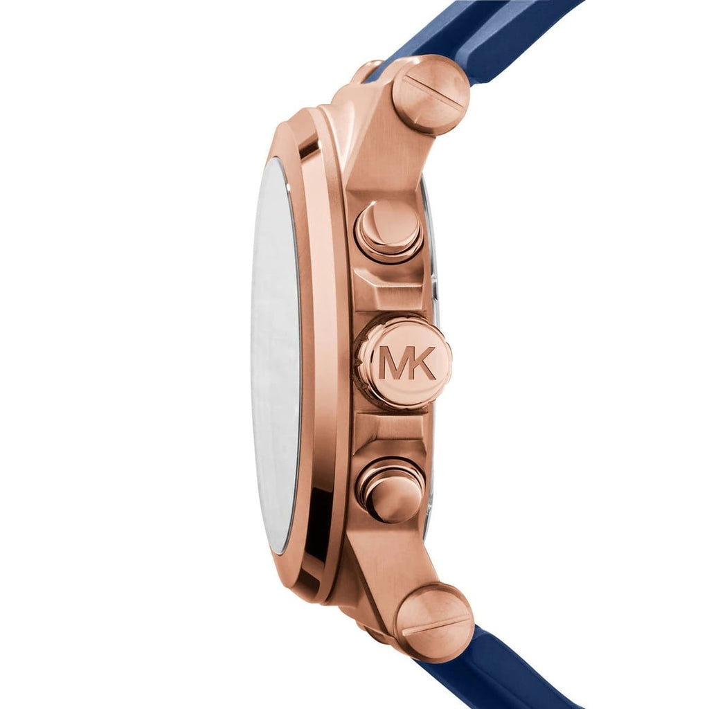 Michael Kors MK8295 Men’s Blue Dial Blue Silicone Strap Dylan Chronograph Watch