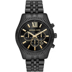 Michael Kors MK8603 Men’s Black Dial Black Stainless Steel Lexington Chronograph Watch