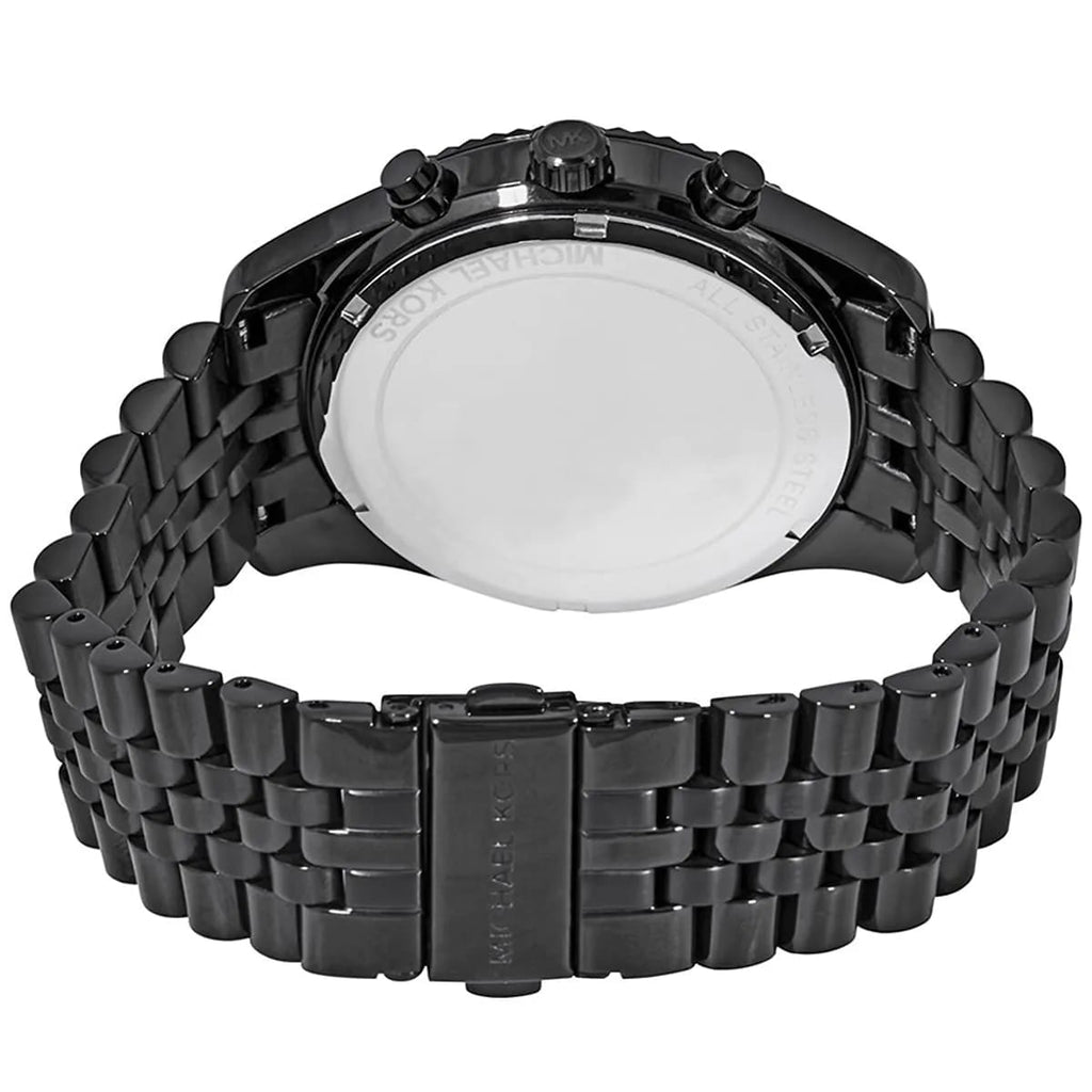 Michael Kors MK8603 Men’s Black Dial Black Stainless Steel Lexington Chronograph Watch