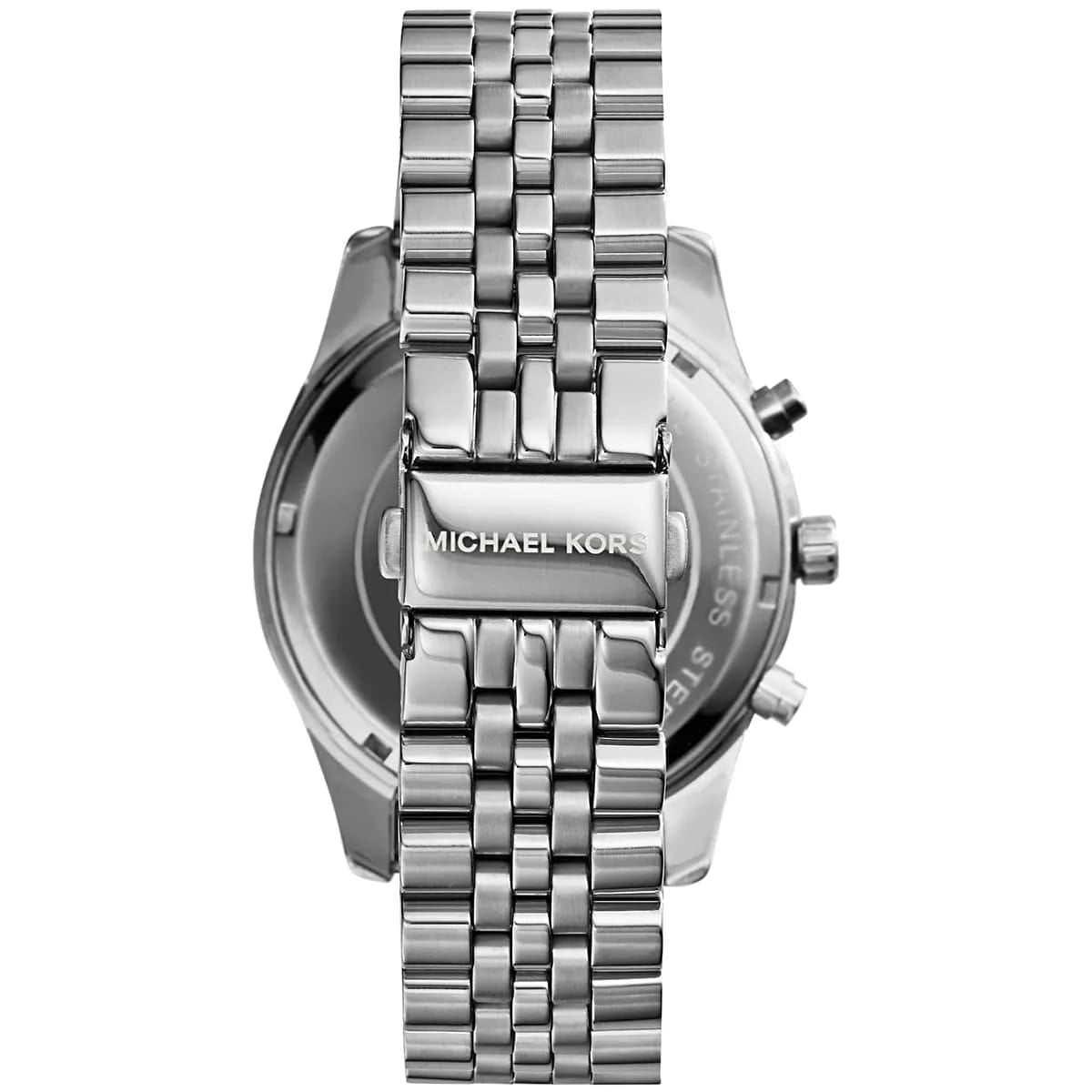 Michael Kors MK8280 Men’s Blue Dial Silver Stainless Steel Lexington Chronograph Watch