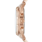 Michael Kors MK8580 Men’s Crystal Dial Rose Gold Stainless Steel Lexington Chronograph Watch