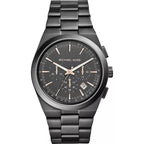 Michael Kors MK8403 Men’s Black Dial Gunmetal Stainless Steel Channing Chronograph Watch
