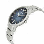 Emporio Armani AR2472 Men’s Blue Dial Stainless Steel Renato Watch