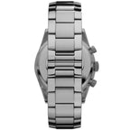 Emporio Armani AR5980 Men’s Black Dial Stainless Steel Tazio Large Chronograph Watch
