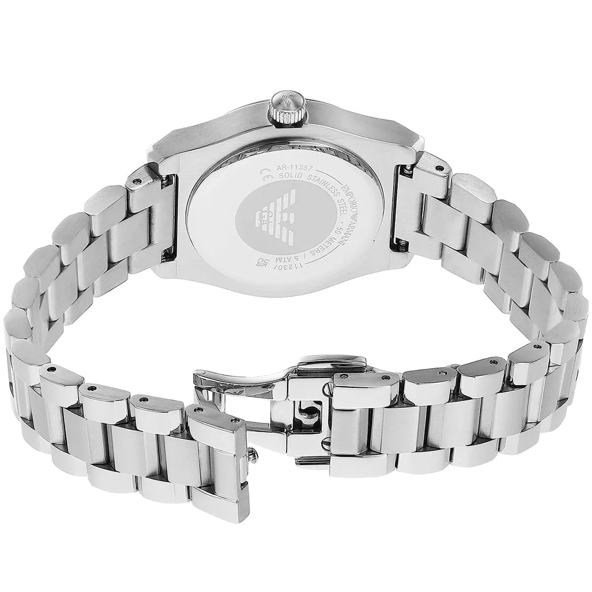 Emporio Armani AR11557 Women’s Mother of Pearl Dial Stainless Steel Federica Watch