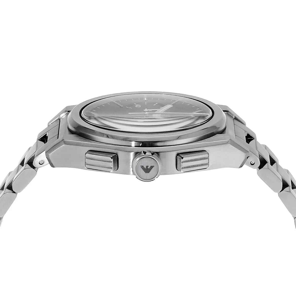 Emporio Armani AR11560 Men’s Black Dial Silver Stainless Steel Federico Chronograph Watch