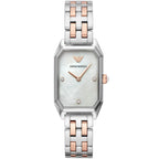 Emporio Armani AR11146 Women’s Mother of Pearl Dial Two-Tone Stainless Steel Gioia Watch