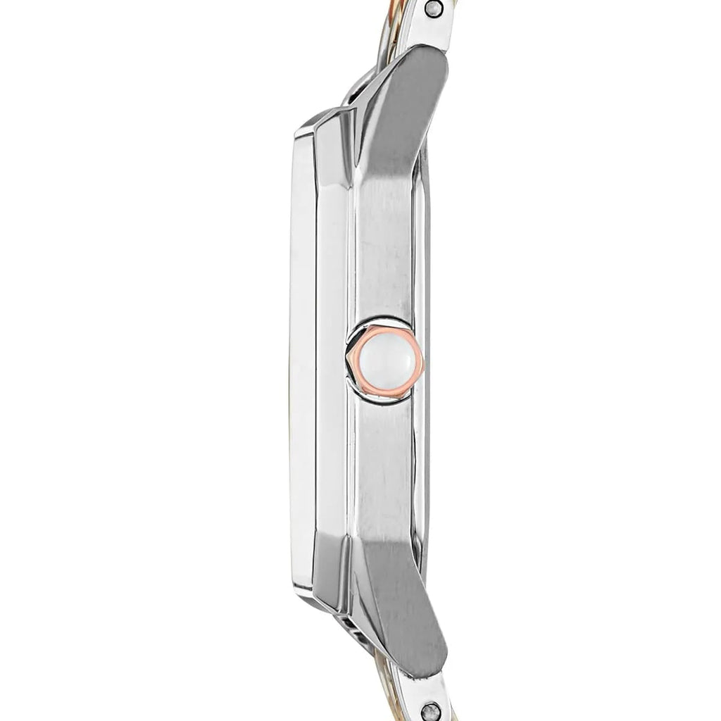Emporio Armani AR11146 Women’s Mother of Pearl Dial Two-Tone Stainless Steel Gioia Watch