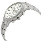 Emporio Armani AR2458 Men’s Silver Dial Stainless Steel Renato Large Chronograph Watch