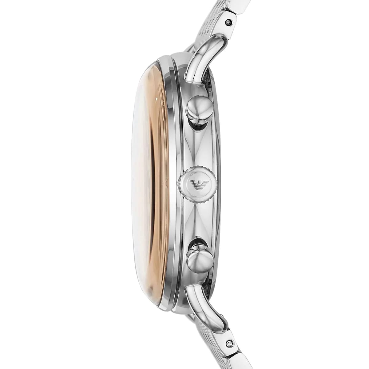 Emporio Armani AR11239 Men’s Champagne Dial Stainless Steel Aviator Watch