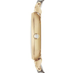 Emporio Armani AR2076 Women’s Crystal Dial Two-Tone Stainless Steel Gianni T-Bar Watch