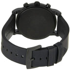 Emporio Armani AR11133 Men’s Black Dial Black Silicone Chronograph Watch