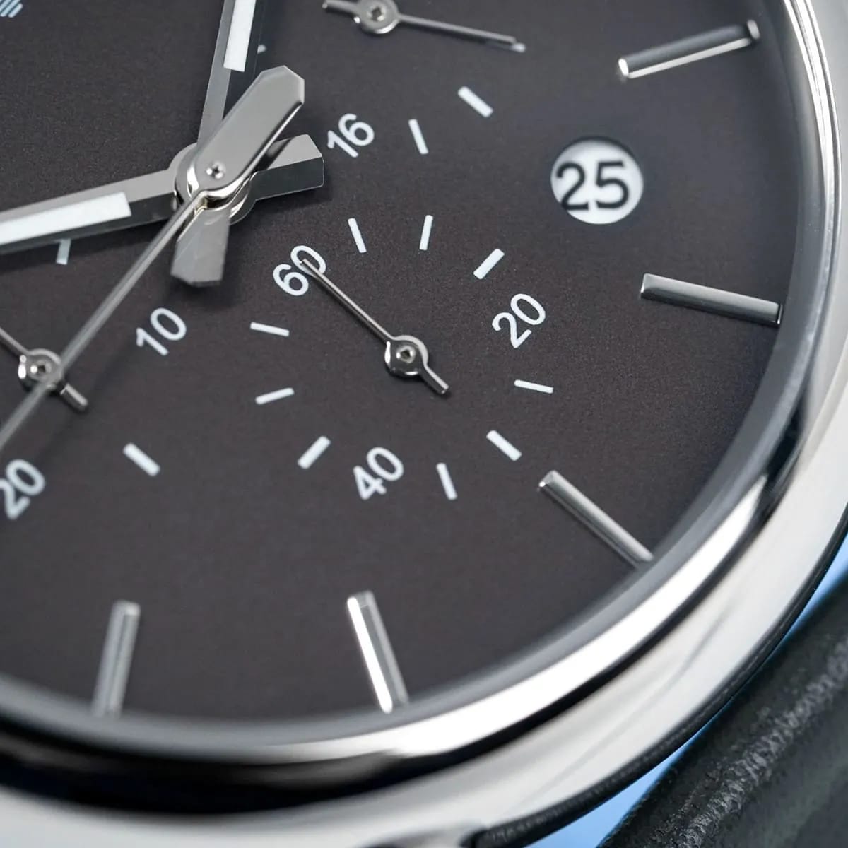 Emporio Armani AR1735 Men’s Grey Dial Grey Leather Chronograph Watch