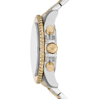 ساعة كرونوغراف Emporio Armani AR11586 للرجال، غواص، مينا أخضر، ستانلس ستيل بلونين