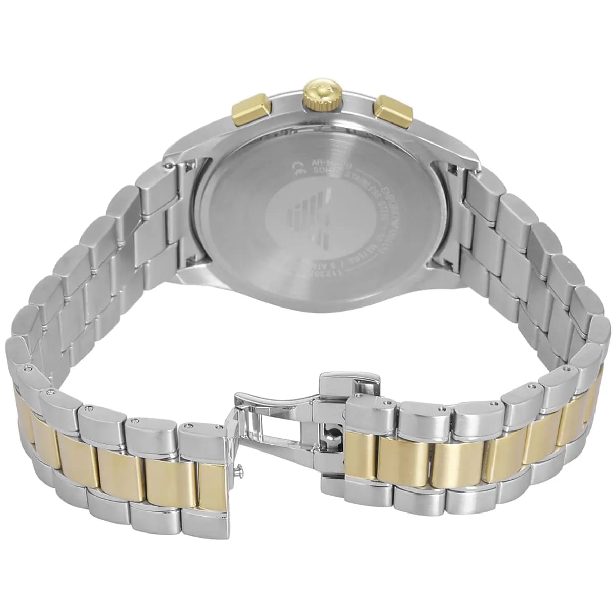 Emporio Armani AR11579 Men’s Blue Dial Two-Tone Stainless Steel Paolo Chronograph Watch
