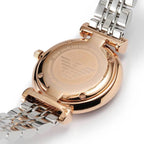 Emporio Armani Gianni T-Bar AR1840 Women's Rose Gold-Tone Luxury Watch