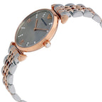 Emporio Armani Gianni T-Bar AR1840 Women's Rose Gold-Tone Luxury Watch
