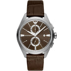 Emporio Armani Claudio AR11482 Men's Chronograph Brown Dial Brown Leather