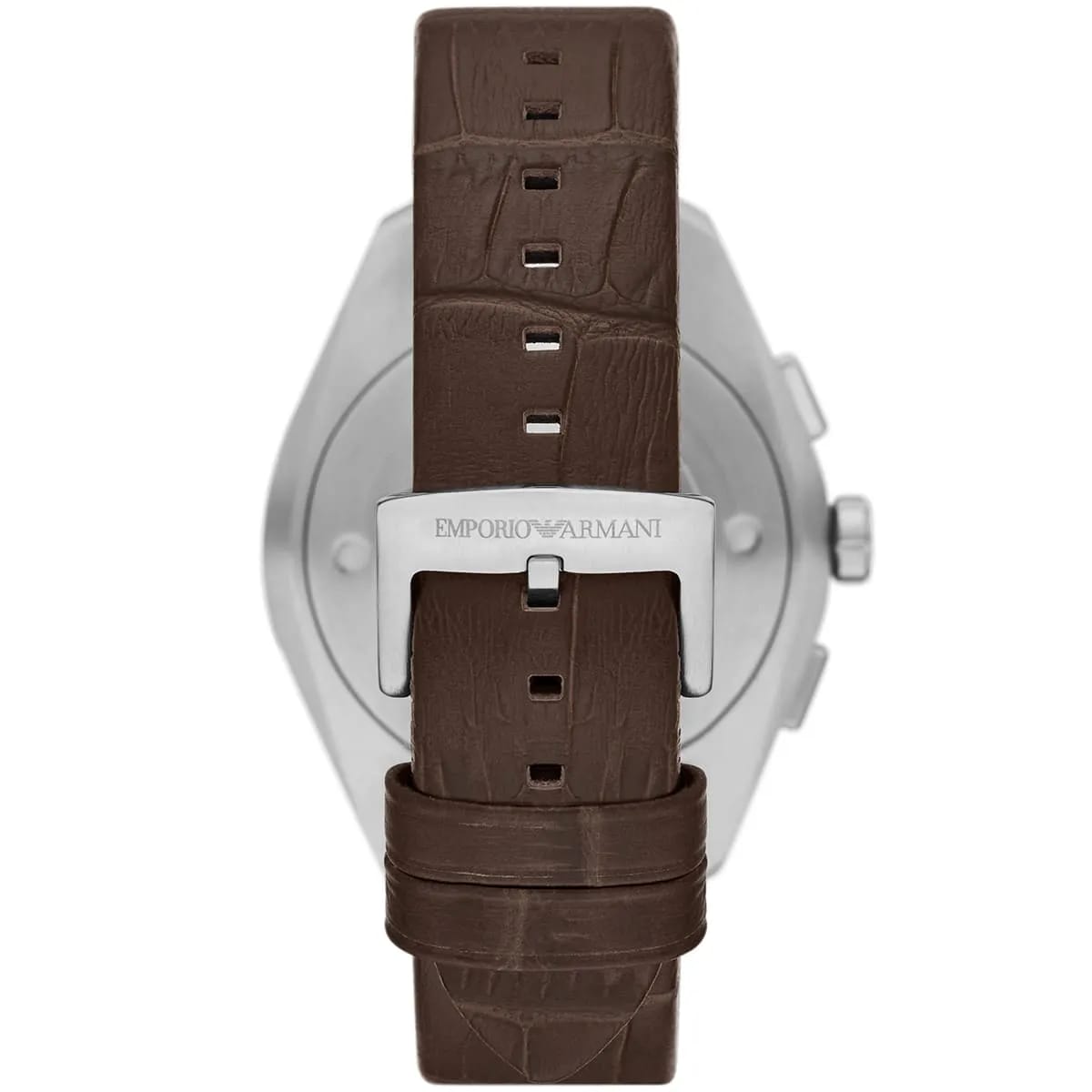 Emporio Armani Claudio AR11482 Men's Chronograph Brown Dial Brown Leather