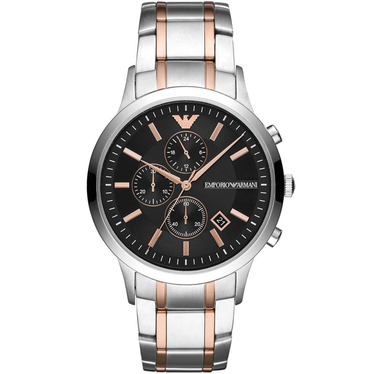 Emporio Armani Renato AR11165 Two-Tone Chronograph Watch