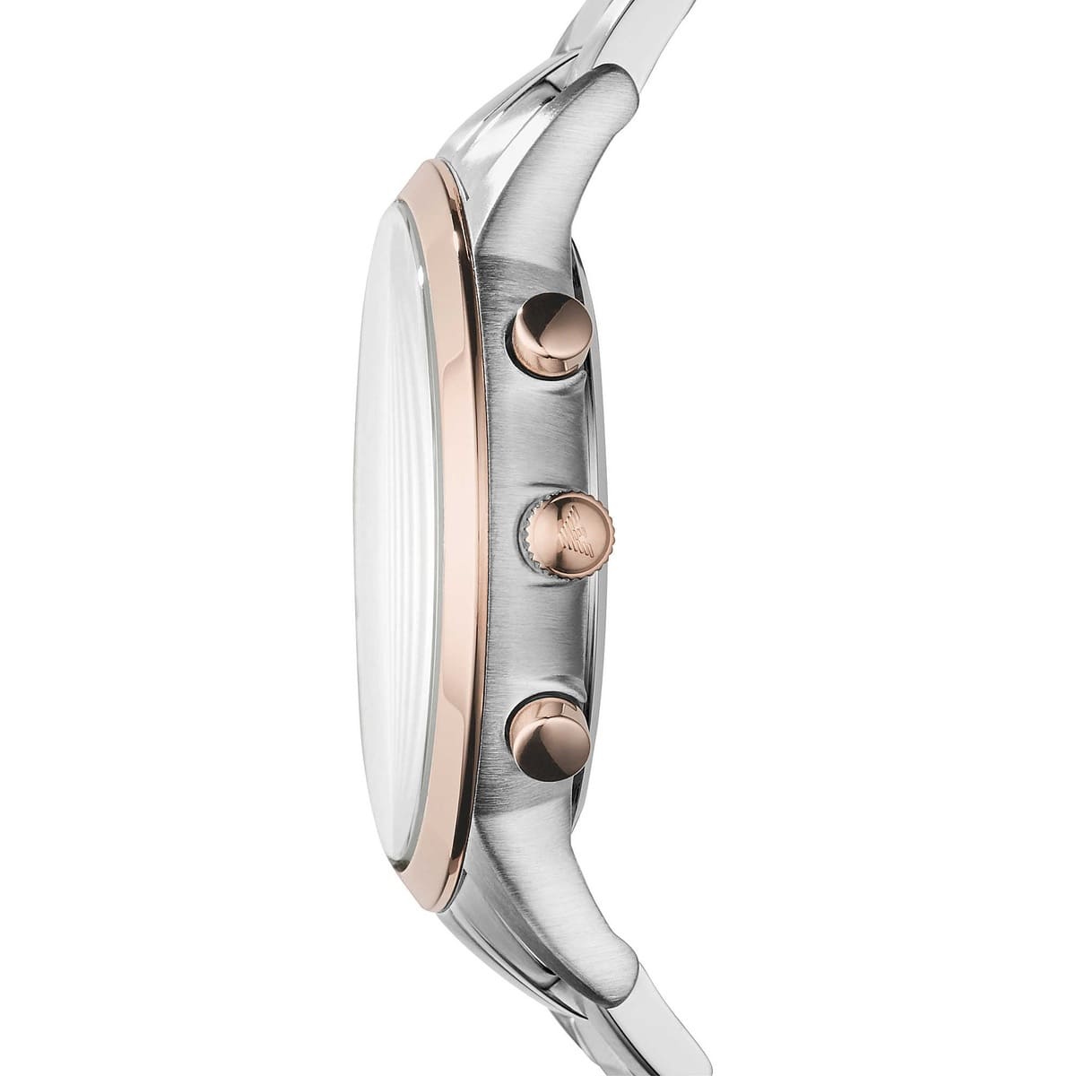 Emporio Armani Renato AR11076 Two-Tone Silver Dial Watch
