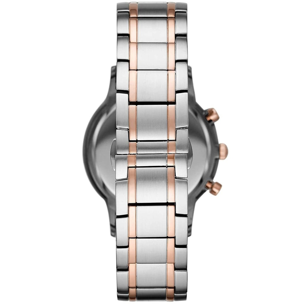 Emporio Armani Renato AR11076 Two-Tone Silver Dial Watch