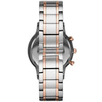 Emporio Armani Renato AR11076 Two-Tone Silver Dial Watch