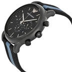 Emporio Armani Luigi AR1948 Chronograph Black Fabric Watch