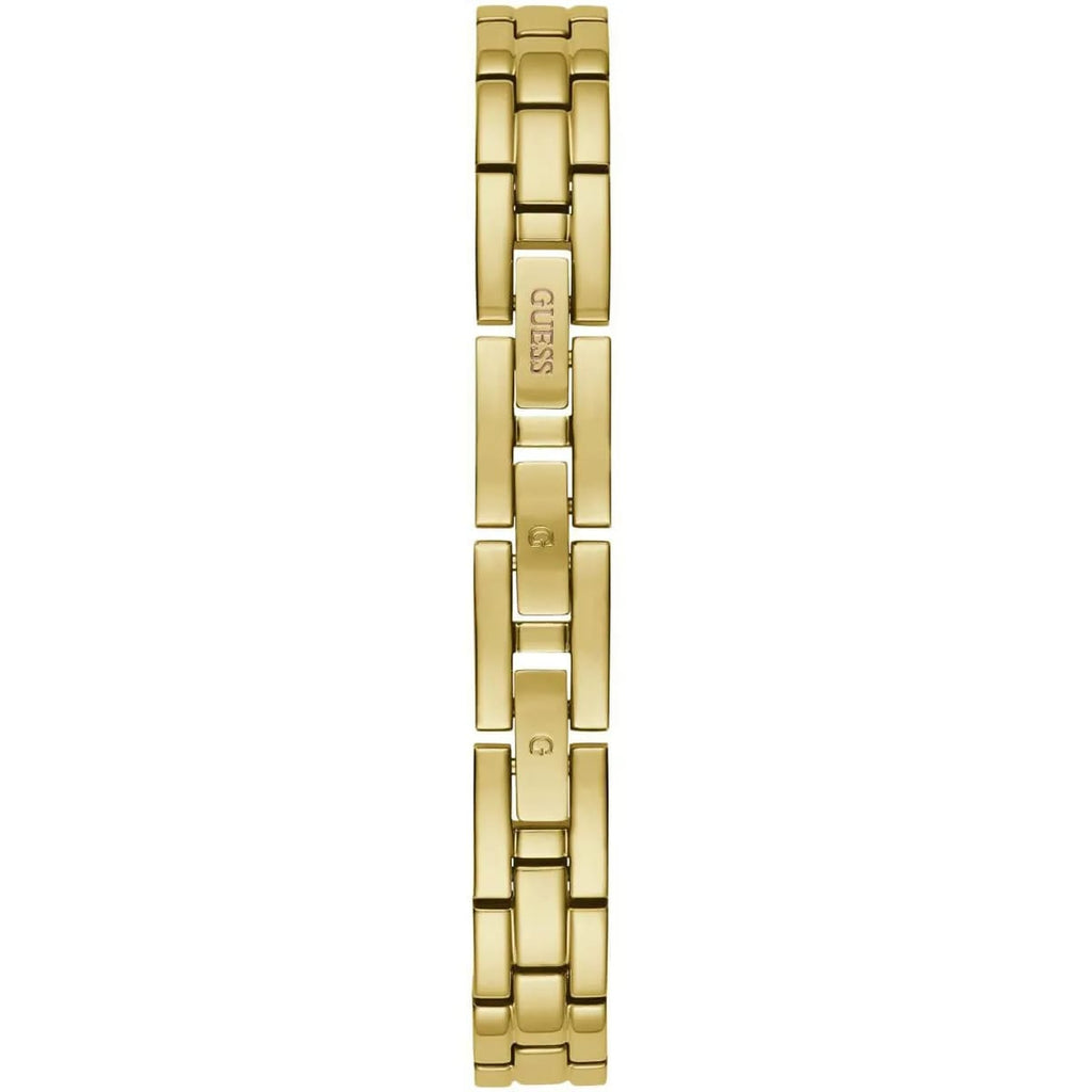 Guess W1145L3 Gold Case Triangle Logo Gold Bangle Women's Watch