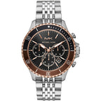 Michael Kors MK8725 Men’s Black Dial Two-Tone Stainless Steel Bayville Chronograph Watch