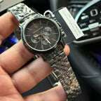 Maserati Epoca R8873618019 Full Black Jubilee Bracelet Rose Gold Accents Watch