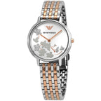 Emporio Armani Kappa AR11113 Two-Tone Floral Dial Watch