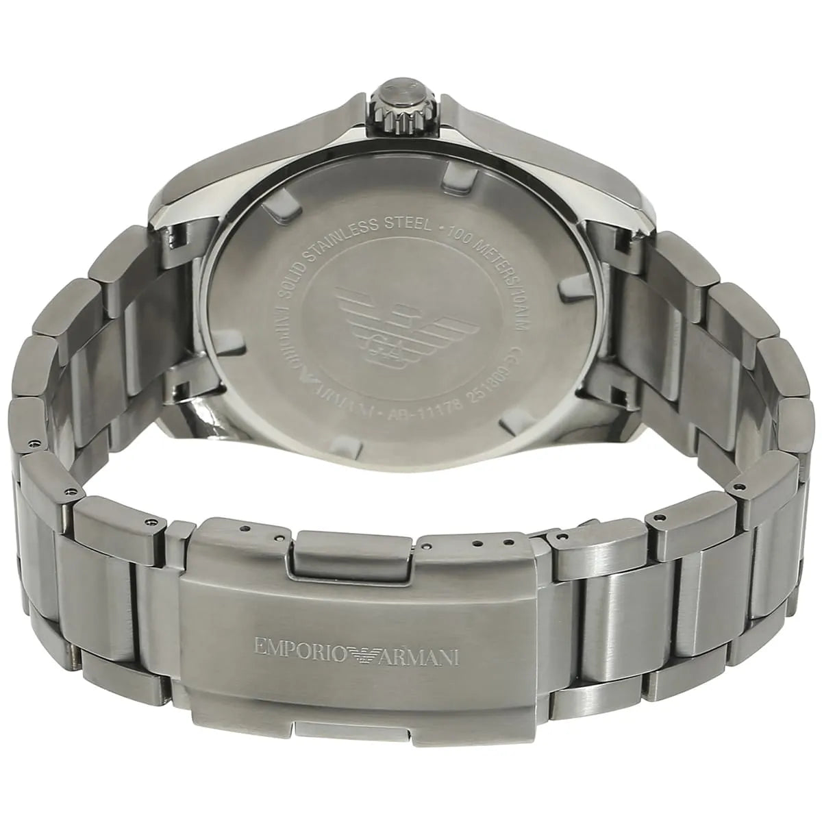 Emporio Armani Sigma AR11178 Gunmetal Watch with Orange Bezel