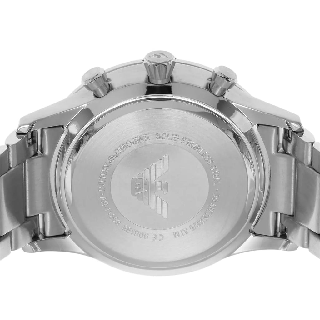 Emporio Armani Giovanni AR11208 Black Dial Silver Watch