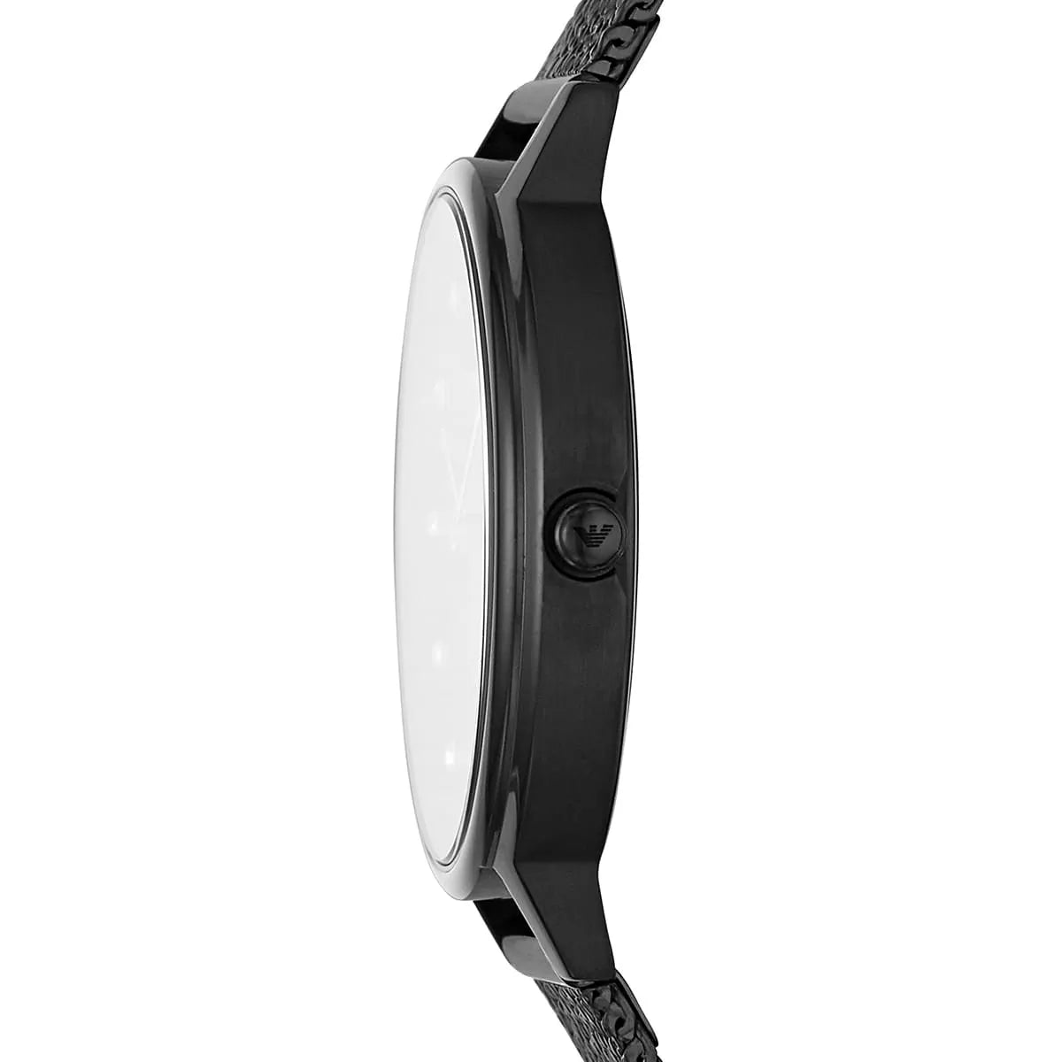 Emporio Armani Kappa AR11252 Black Mesh Strap Crystal Watch
