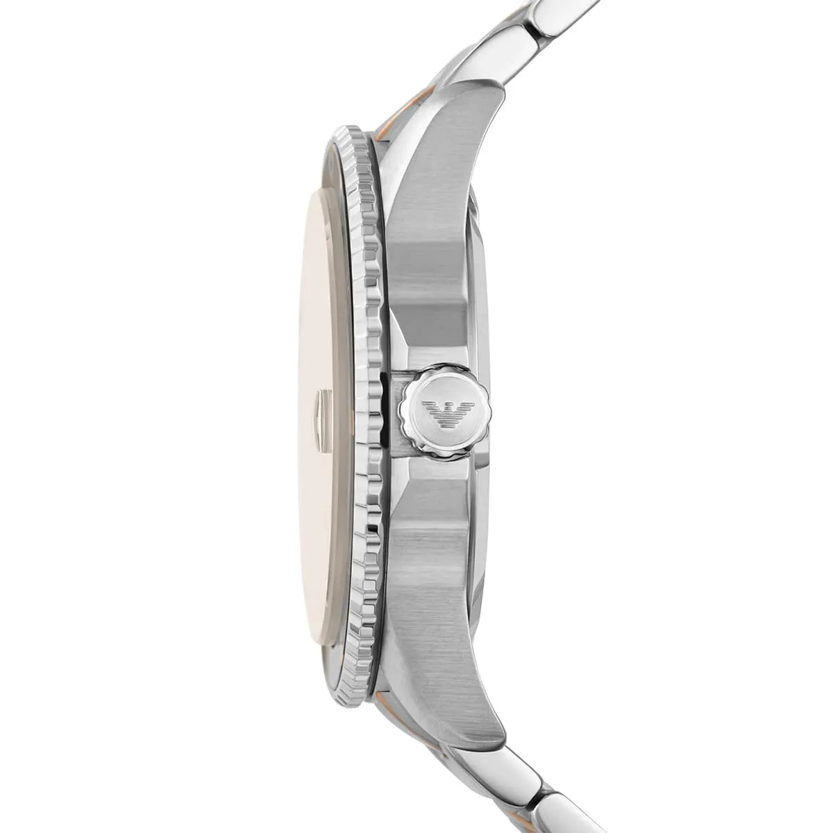 Emporio Armani Diver AR11340 Chocolate Brown Two-Tone Watch