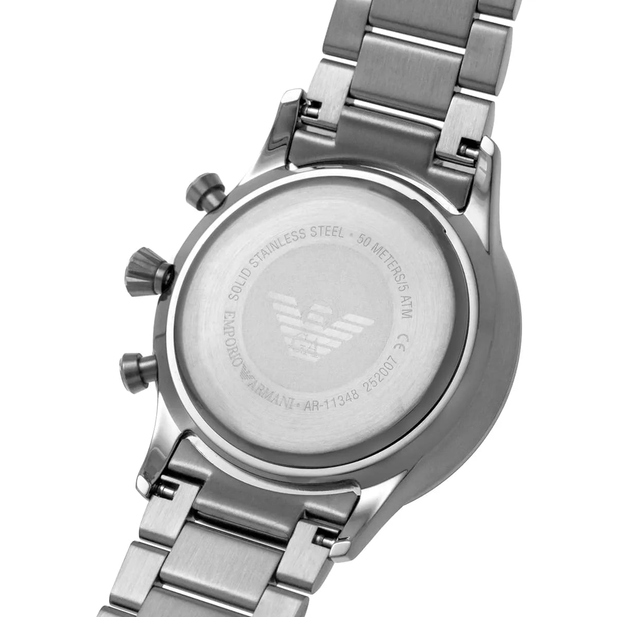 Emporio Armani Giovanni AR11348 Gunmetal Blue Chronograph Watch