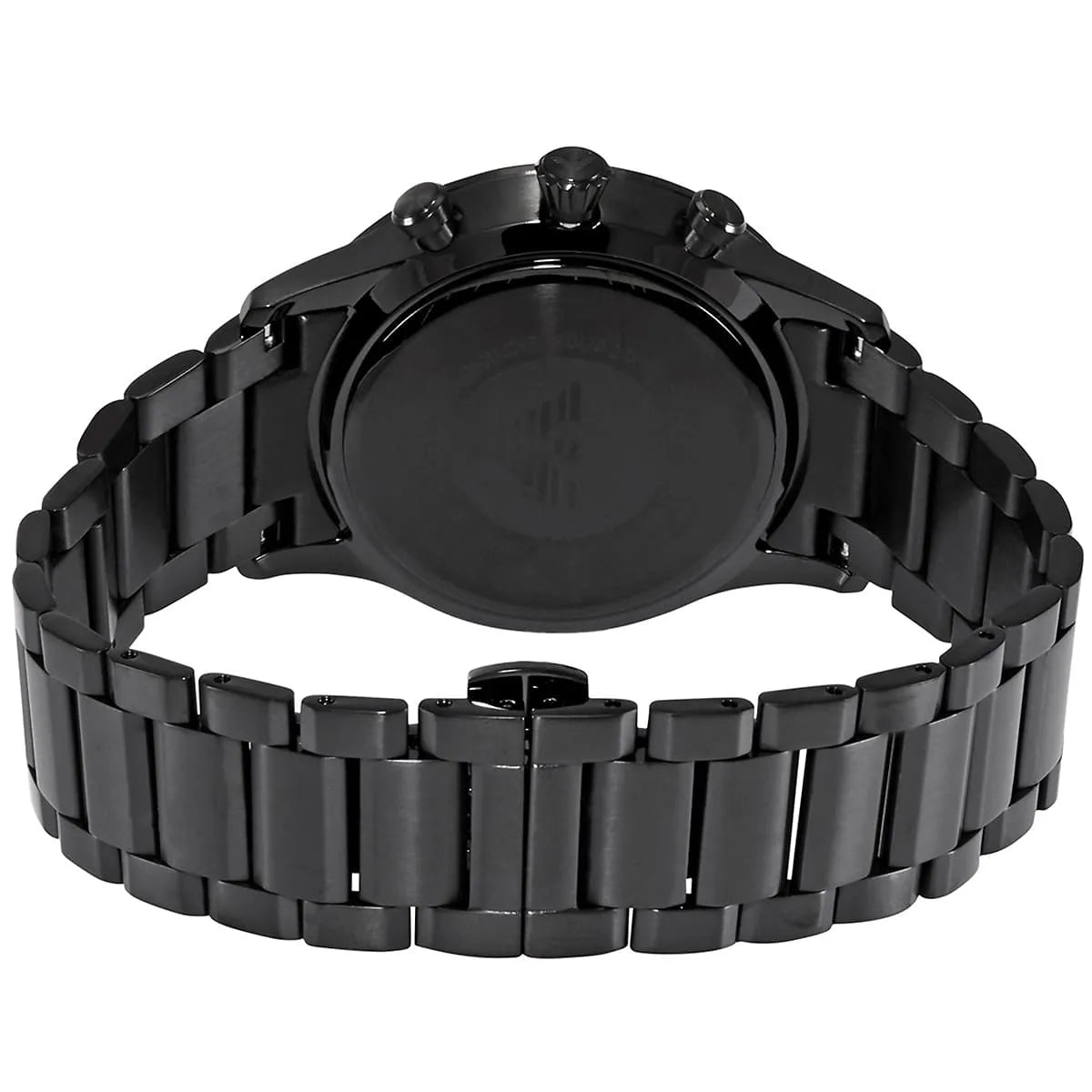 Emporio Armani AR11349 Men’s Black Dial Black Stainless Steel Giovanni Chronograph Watch